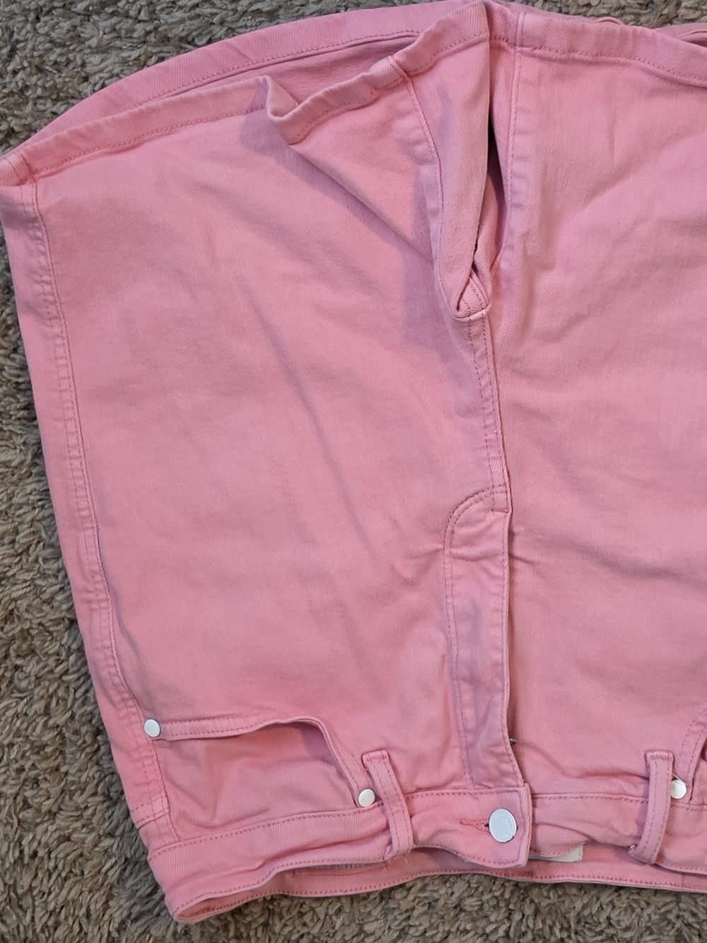 Judy Blue Pink Denim Bermuda Shorts